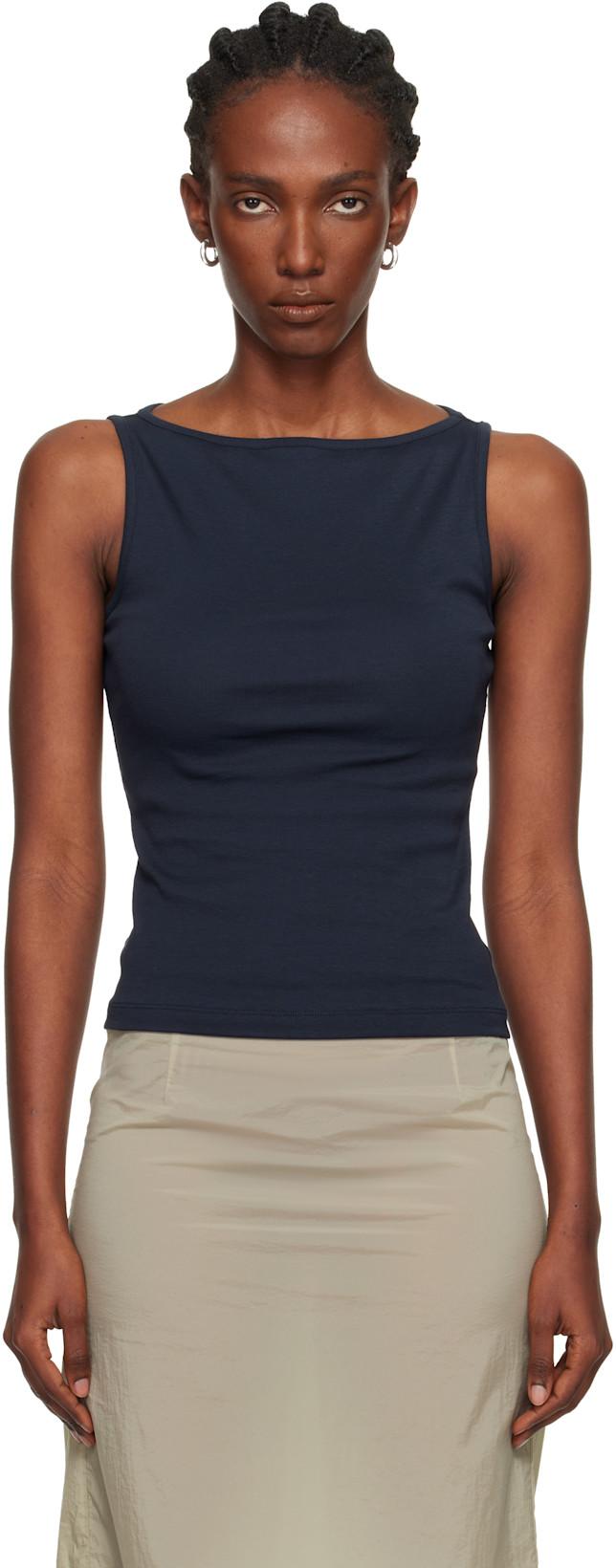 Navy Timmi Tank Top by FLORE FLORE