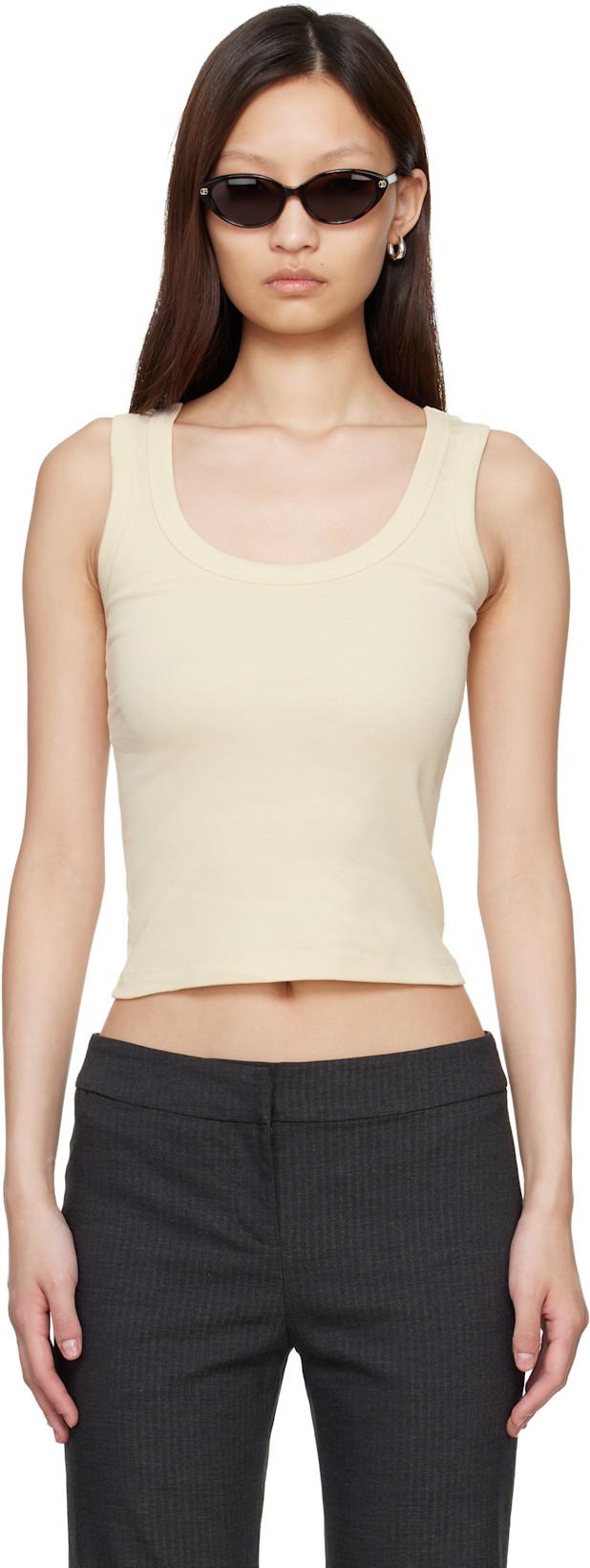 Off-White Hillie Tank Top by FLORE FLORE