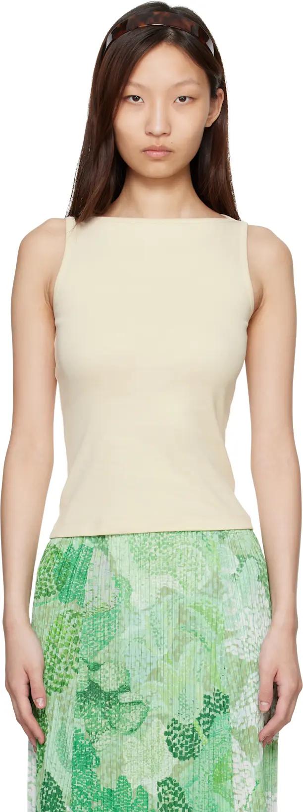 Off-White Timmi Tank Top by FLORE FLORE