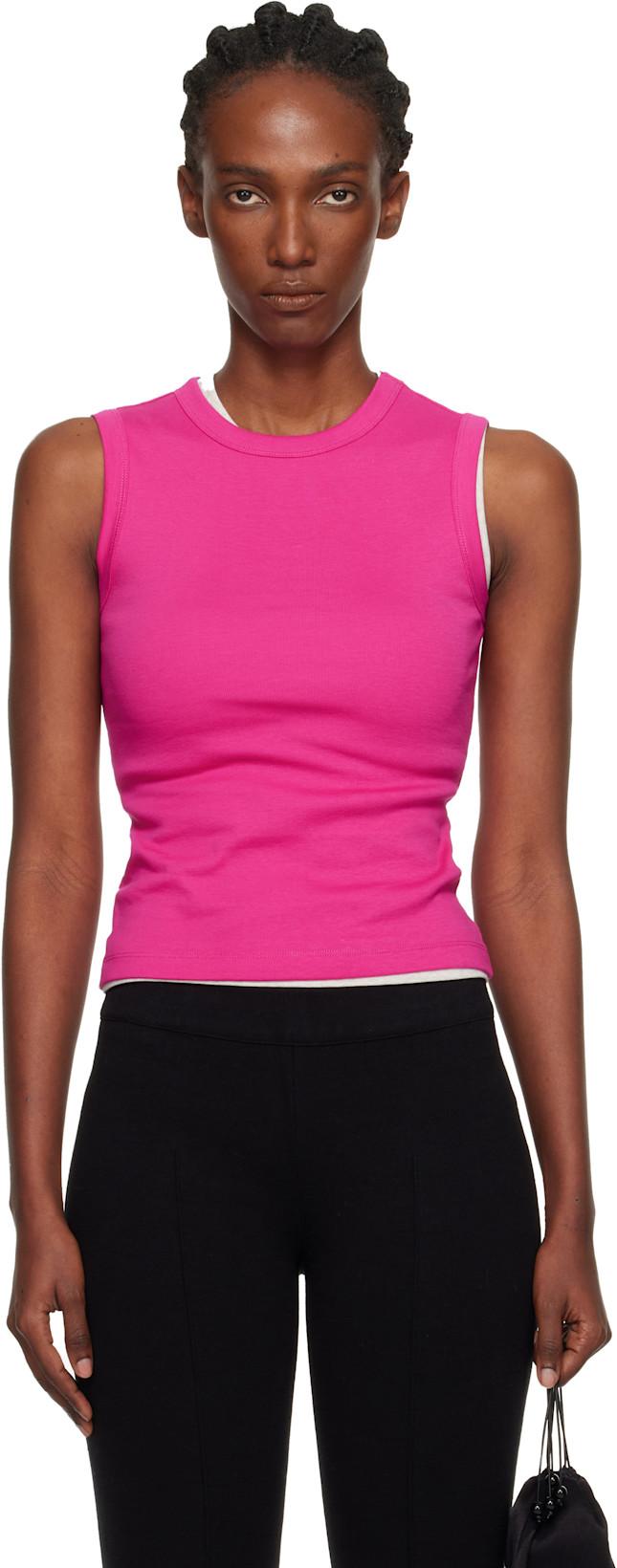 Pink Esmé Tank Top by FLORE FLORE