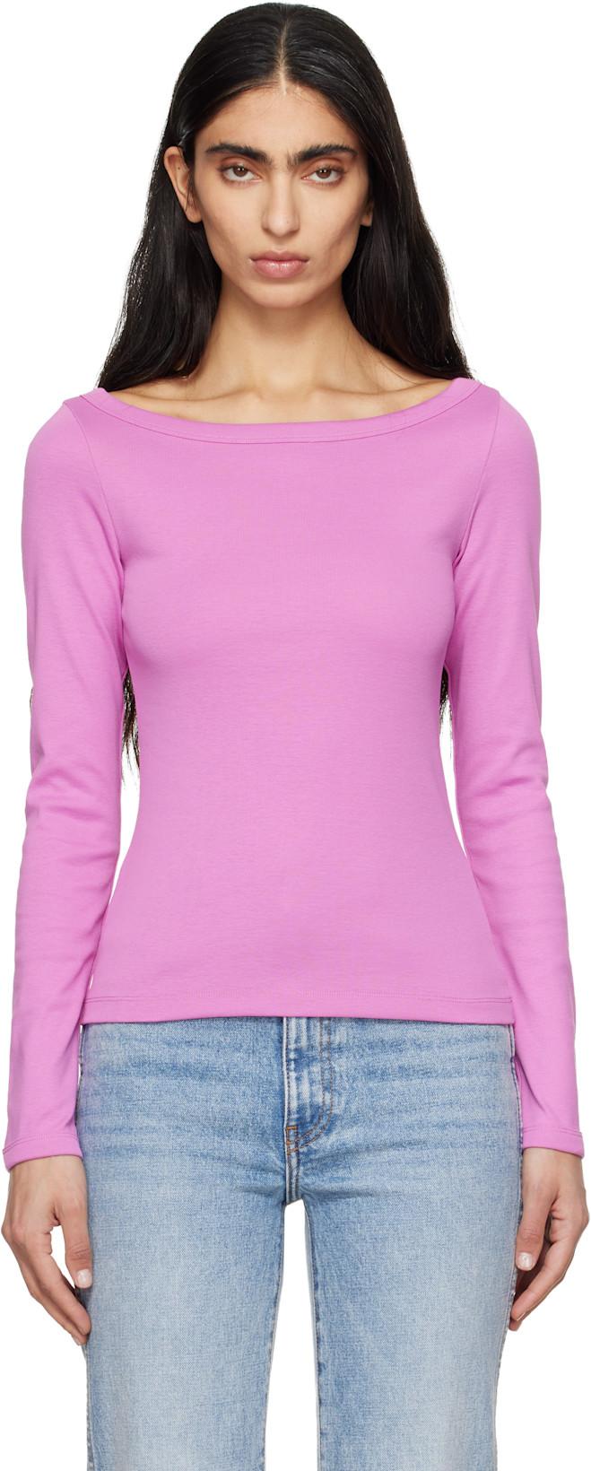 Pink Steffi Longsleeve T-shirt by FLORE FLORE
