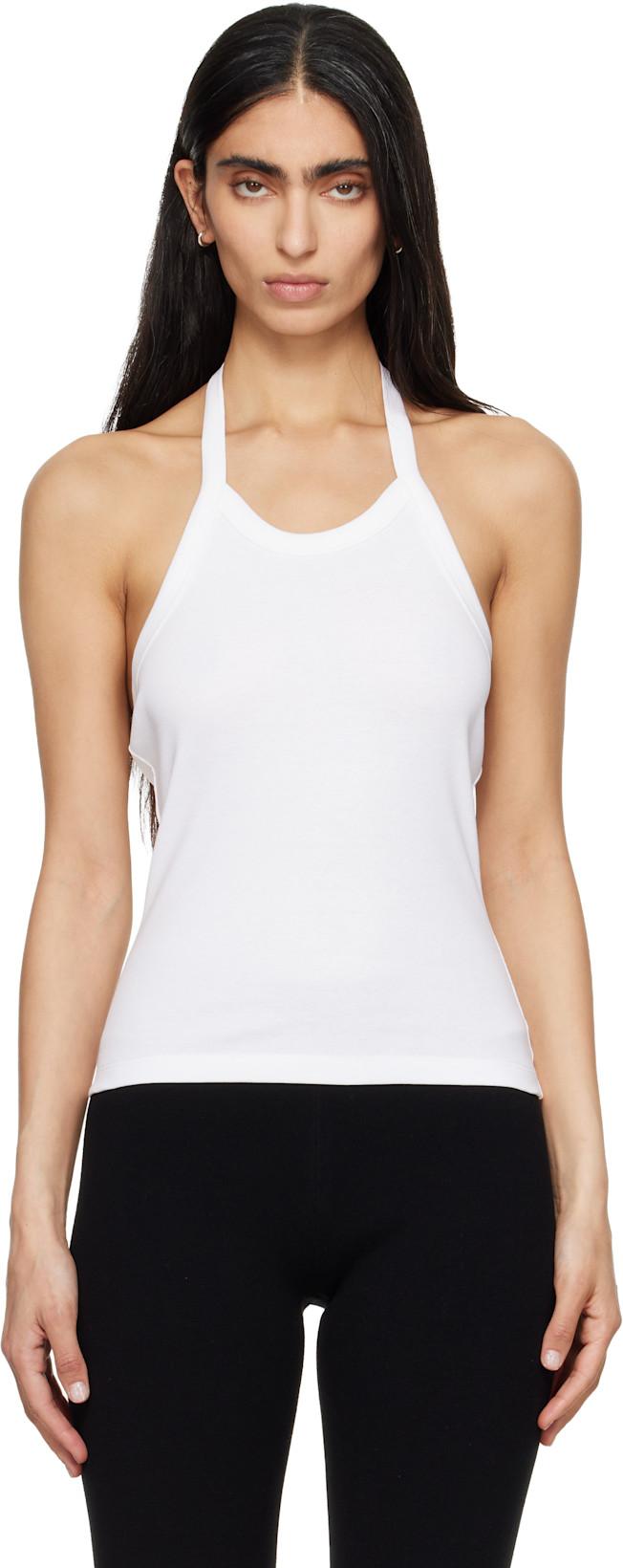 White Angie Tank Top by FLORE FLORE
