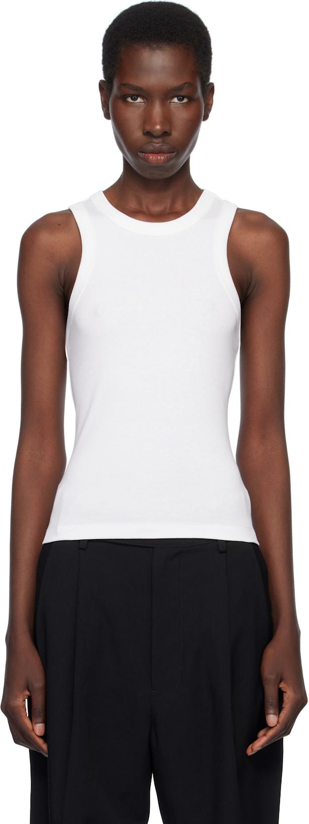 White Hannah Tank Top by FLORE FLORE