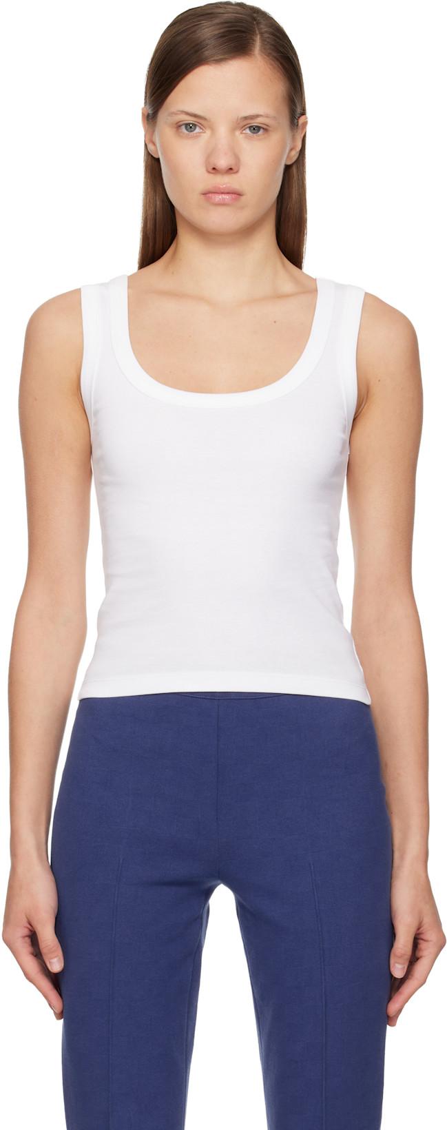 White Hillie Tank Top by FLORE FLORE