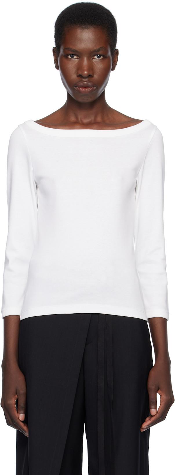 White Steffi T-shirt by FLORE FLORE