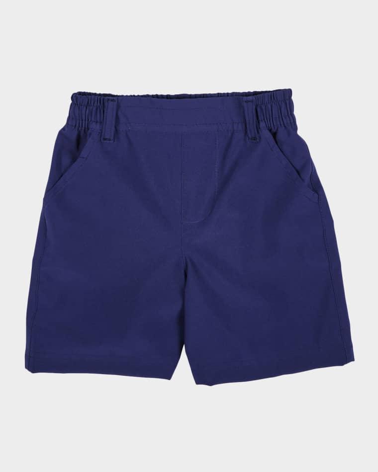 Boy's Supplex Fake Fly Shorts, Size 2T-4 by FLORENCE EISEMAN