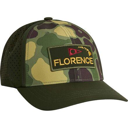 Camo Airtex Trucker Hat by FLORENCE MARINE X