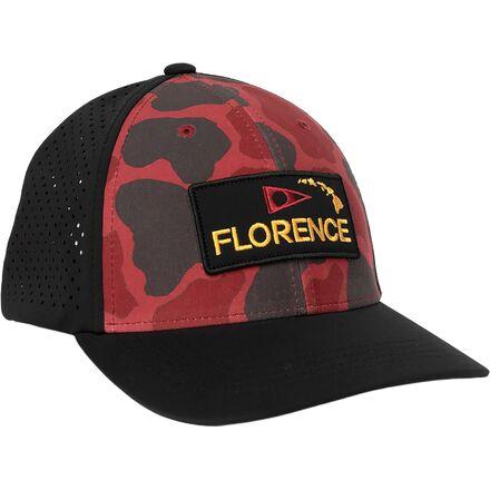 Camo Airtex Trucker Hat by FLORENCE MARINE X