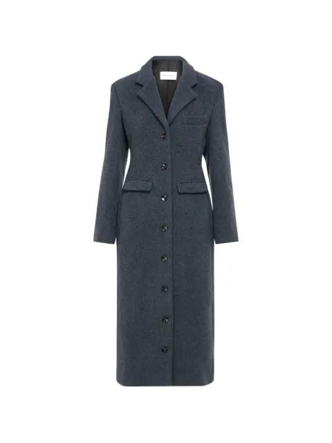 buttoned notched coat by FLORENCE&FORTITUDE