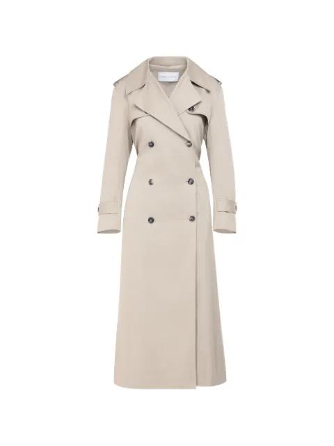 double-breasted bow coat by FLORENCE&FORTITUDE