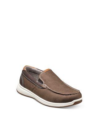 Boys' Crossover Jr. Moc Toe Slip On Sneakers - Toddler by FLORSHEIM KIDS