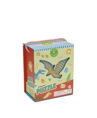 Dinosaur 30 Piece Shaped Jigsaw Puzzle by FLOSS&ROCK
