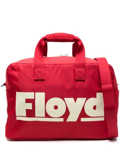 logo-print weekender bag by FLOYD