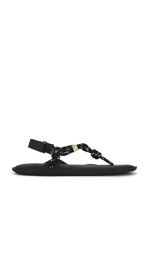 Flwze Fl Sandal in Black by FLWZE