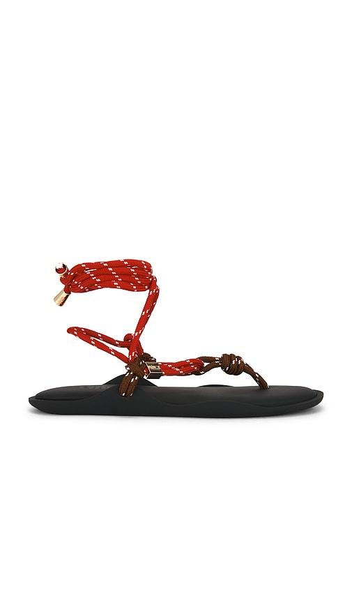 Flwze Fl?wze Fl? Twin Sandal in Red by FLWZE