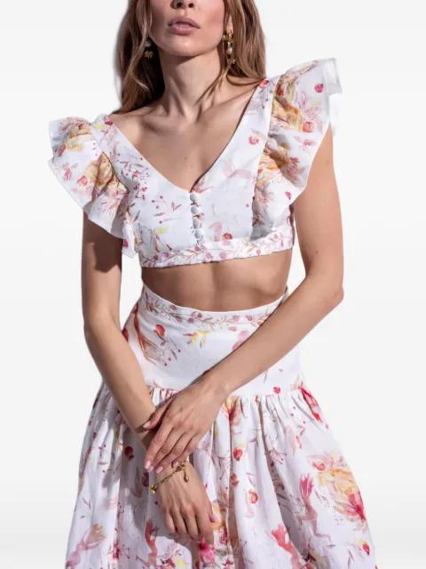 Mirea floral-print blouse by FOLIE DU LIN