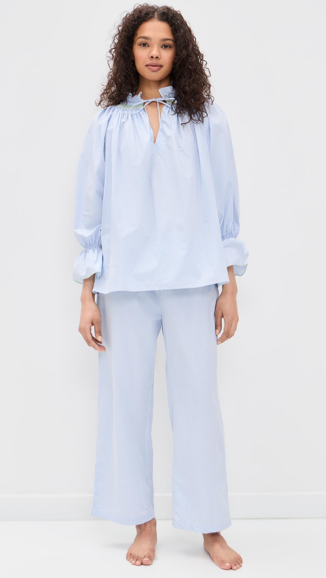 Smocked Pajama Set by FOLKLOORE