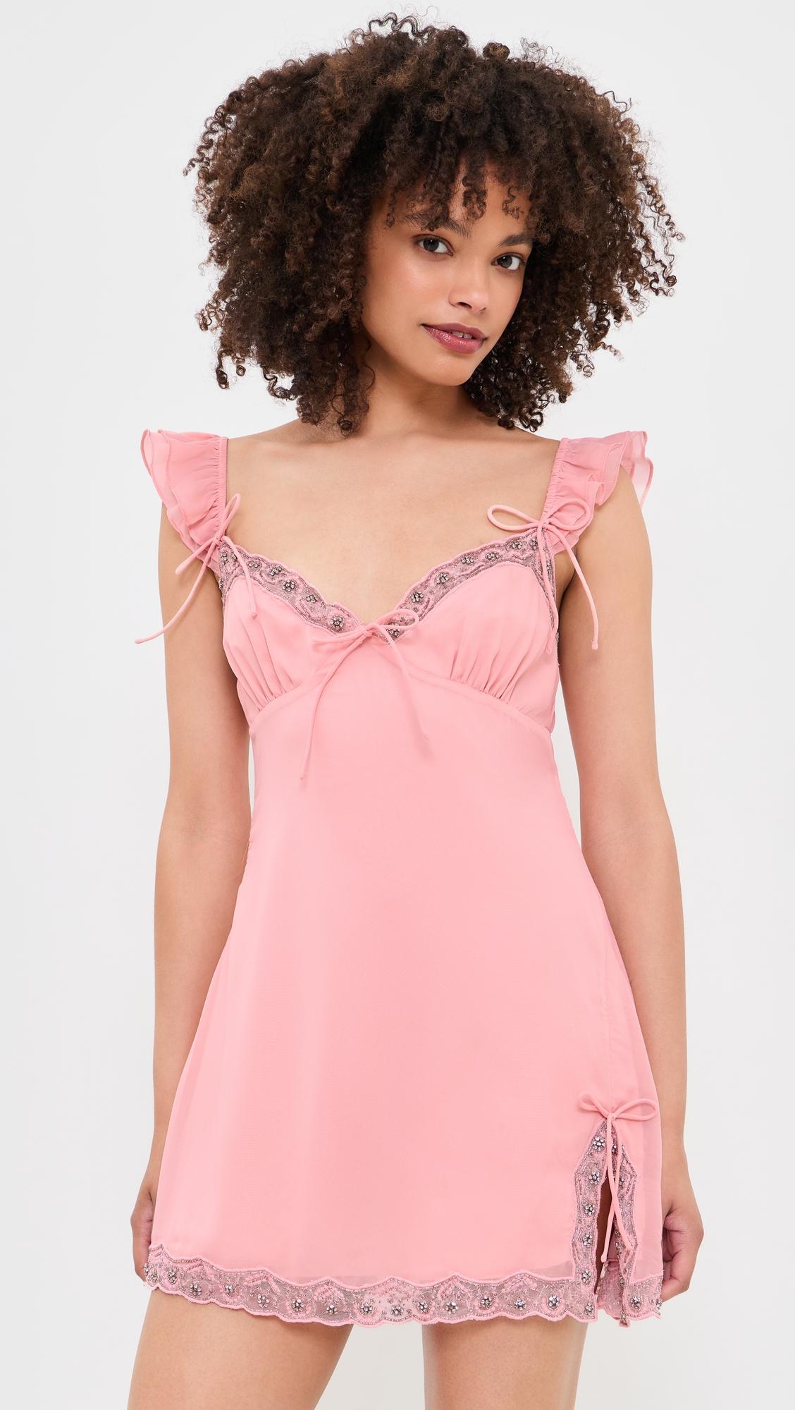 Bella Sparkle Slip Dress by FOR LOVE & LEMONS