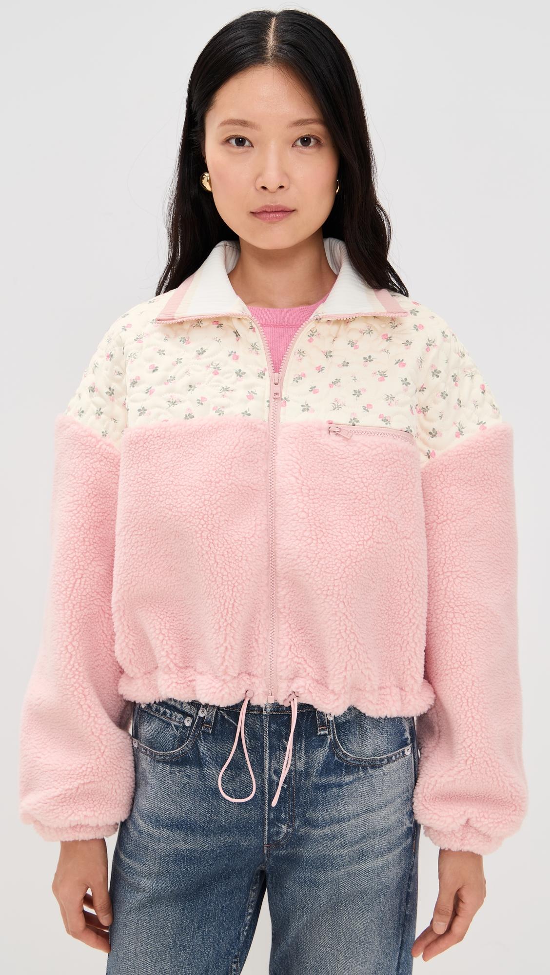 Saide Sherpa Jacket by FOR LOVE & LEMONS