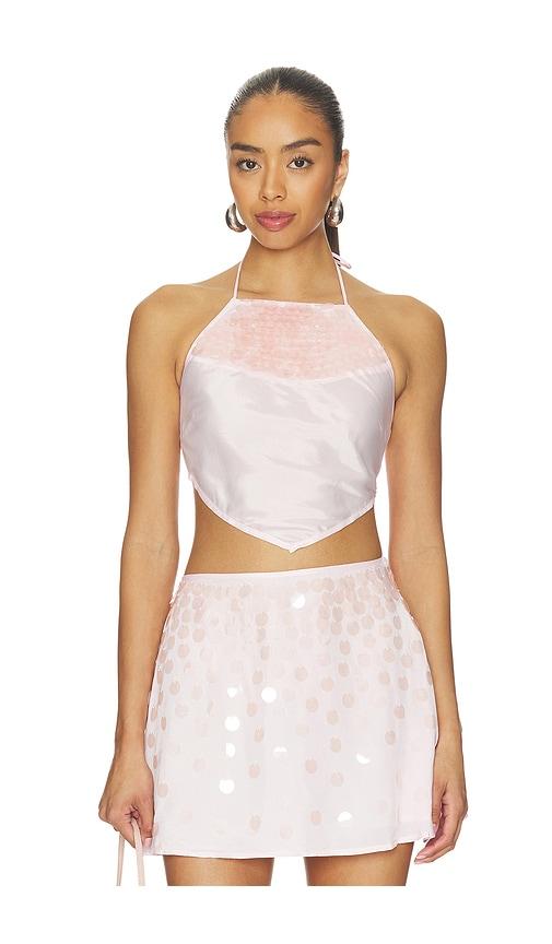 For Love & Lemons Cosmo Top in Pink by FOR LOVE&LEMONS