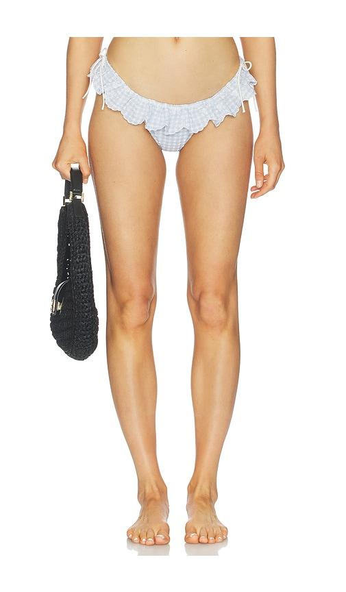 For Love & Lemons Daisy Lane Bikini Bottom in Blue by FOR LOVE&LEMONS