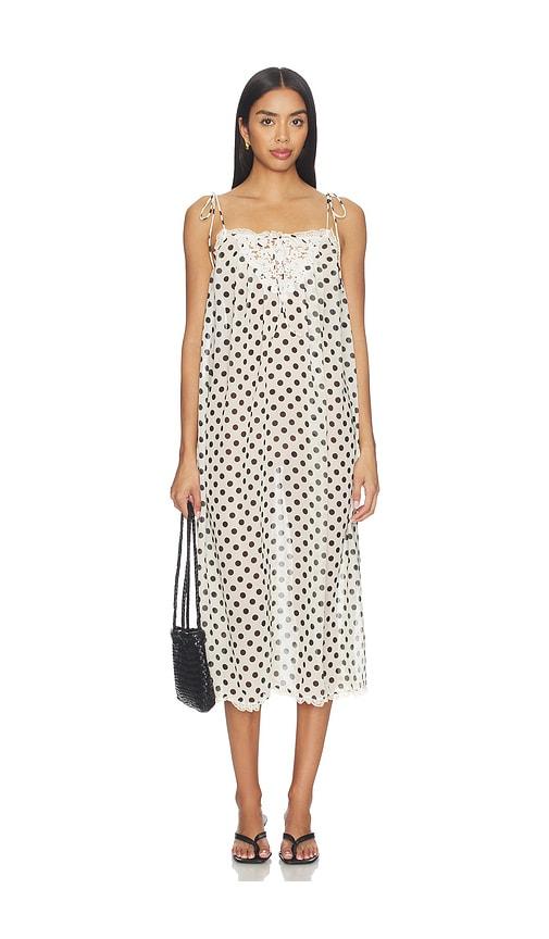 For Love & Lemons Estelle Cover Up Maxi Dress in Cream by FOR LOVE&LEMONS