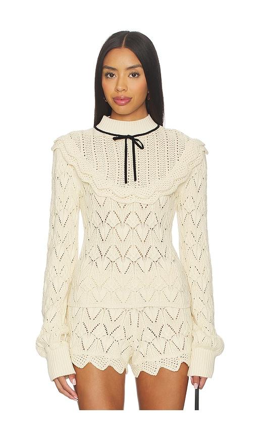 For Love & Lemons Lelia Top in Cream by FOR LOVE&LEMONS