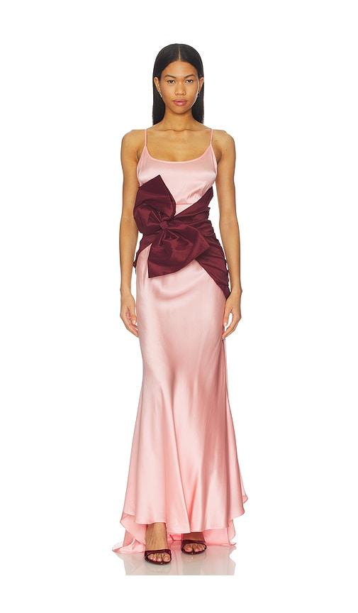 For Love & Lemons Leonora Gown in Pink by FOR LOVE&LEMONS