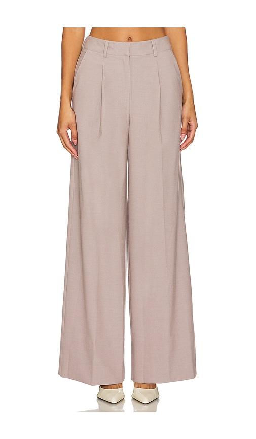 For Love & Lemons Marianne Trousers in Mauve by FOR LOVE&LEMONS