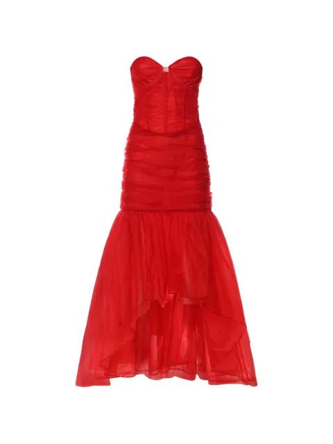 Serafina strapless asymmetric dress by FOR LOVE&LEMONS