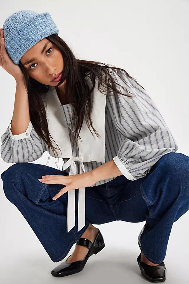 For Love & Lemons Linen Stripe Top by FOR LOVE&LEMONS | FREE PEOPLE