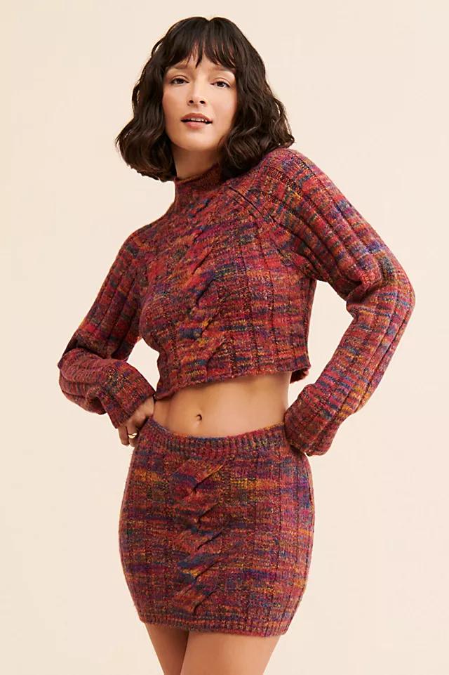 For Love & Lemons Ruby Knit Turtleneck Sweater Secondhand by FOR LOVE&LEMONS | FREE PEOPLE