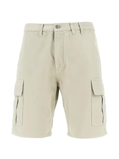 button-fastening cargo shorts by FORET