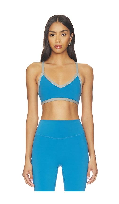 FORM V Neck Y Bra in Blue by FORM
