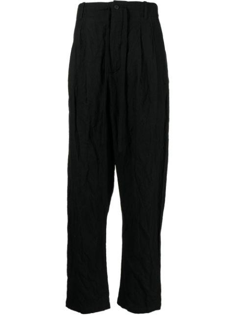 four-pocket drop-crotch trousers by FORME D'EXPRESSION