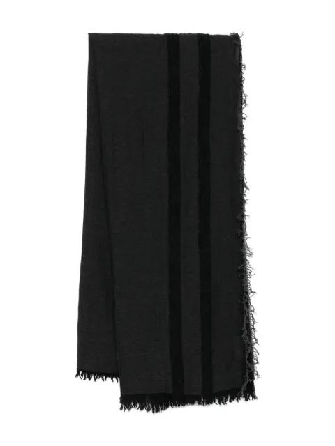frayed-hem scarf by FORME D'EXPRESSION
