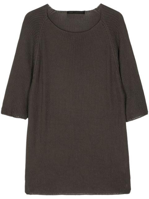 short-sleeve knitted jumper by FORME D'EXPRESSION