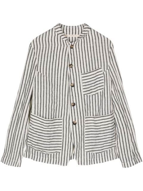 stripe-pattern jacket by FORME D'EXPRESSION
