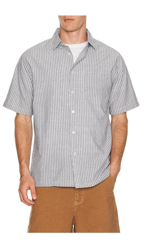 FORMER Reynolds Stripe Shirt in Blue by FORMER