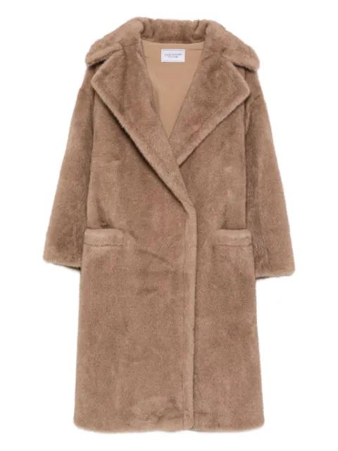 logo-lettering coat by FORTE DEI MARMI COUTURE