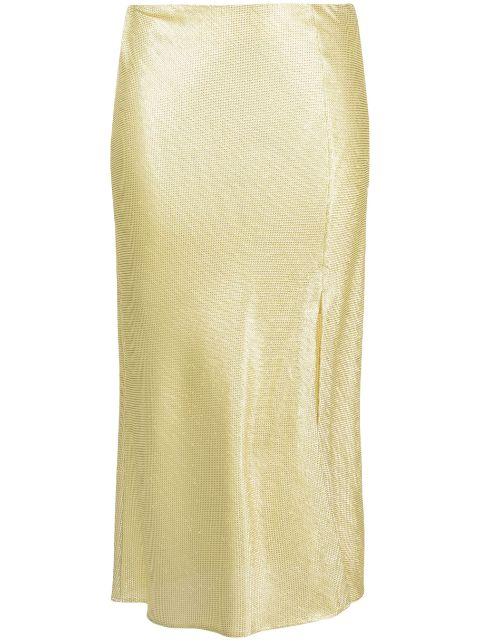 Music lurex jacquard pencil skirt by FORTE_FORTE