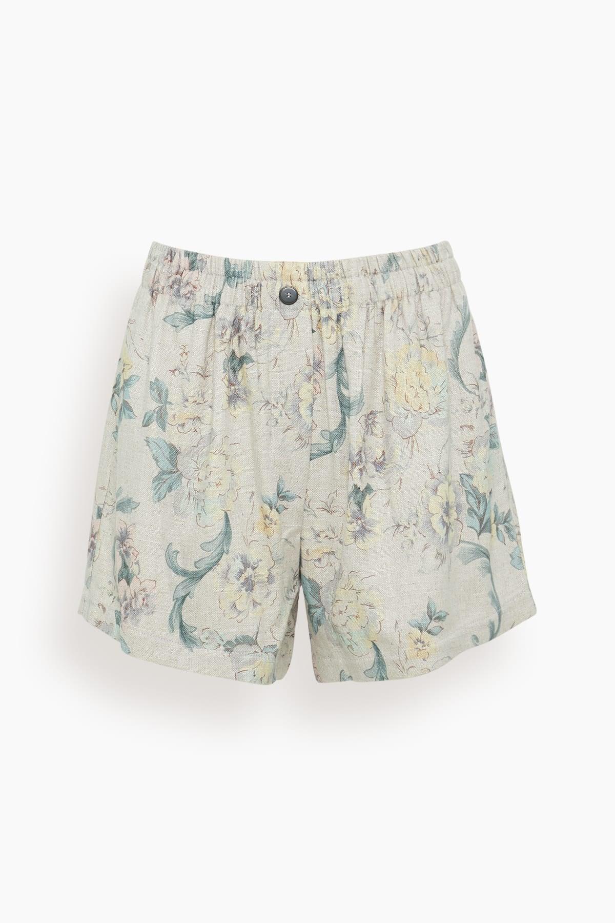 Peonia My Love Hopsack Bermuda Shorts in Glicine by FORTE_FORTE