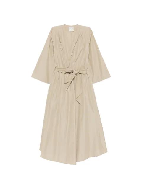 V-neck belted midi dress by FORTE_FORTE