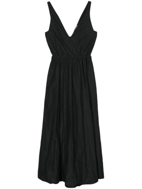 V-neck taffeta sleeveless dress by FORTE_FORTE