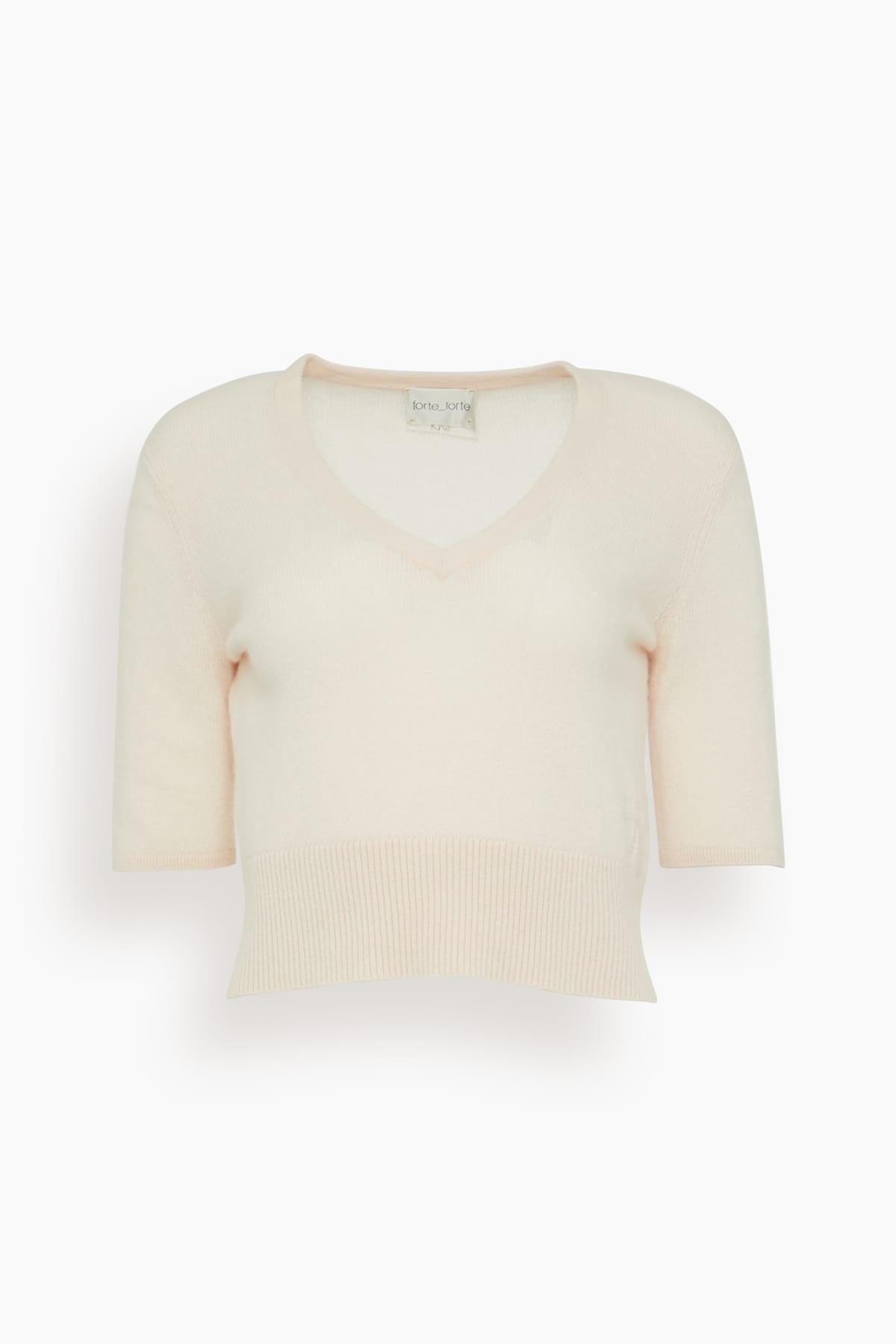 Wool Cashmere Sweater in Peonia by FORTE_FORTE