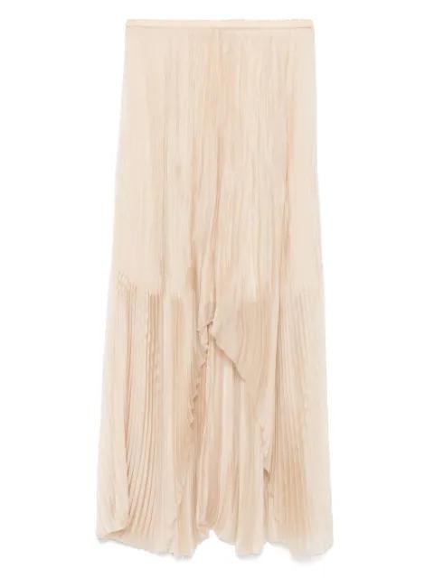 asymmetric midi skirt by FORTE_FORTE