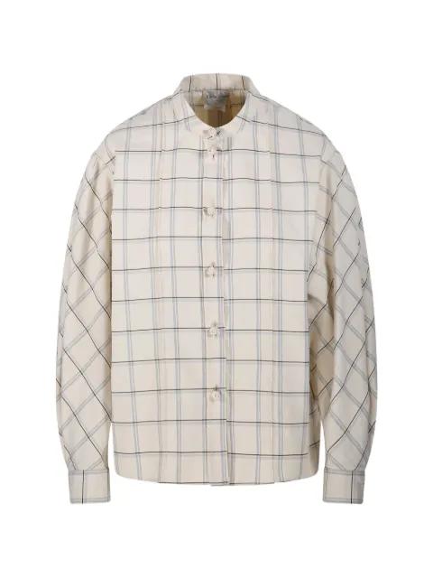 band-collar shirt by FORTE_FORTE