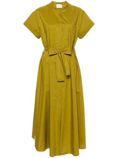 band-collar shirt maxi dress by FORTE_FORTE