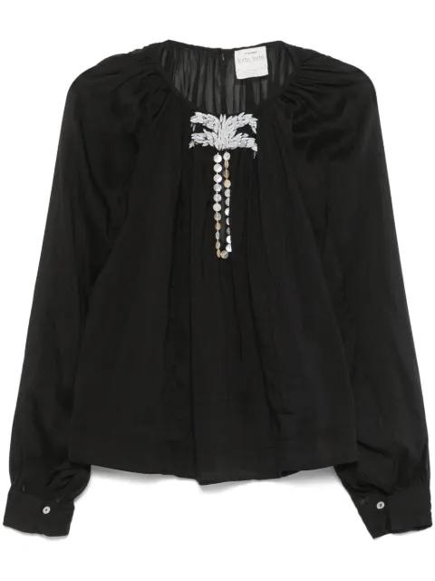 bead-embellished blouse by FORTE_FORTE