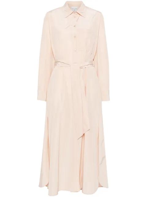belted maxi dress by FORTE_FORTE